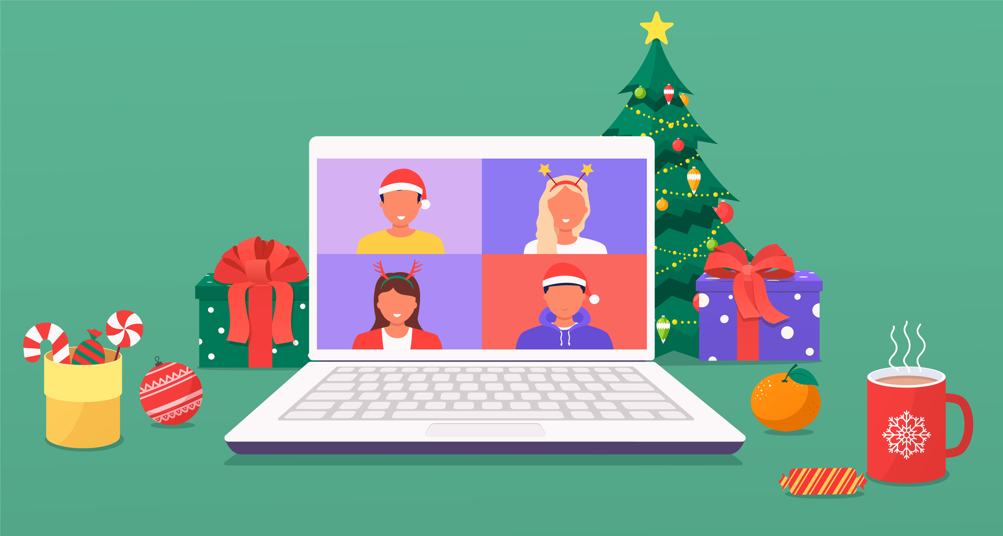 6 Ways to Make Your Virtual Holiday Party Less Awkward | TeamBonding