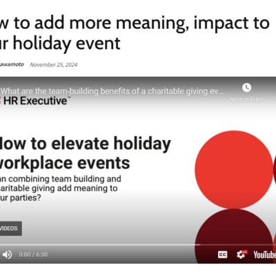 Featured Image For Adding Impact to Your Holiday Event Team Building Post